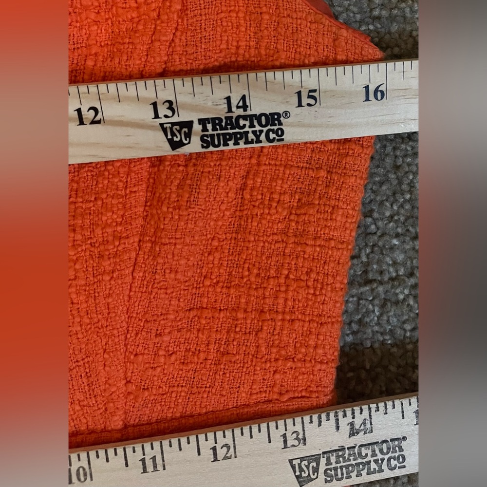 J. Crew Neon Persimmon Sheath Tweed Dress size 6 - Picture 9 of 14